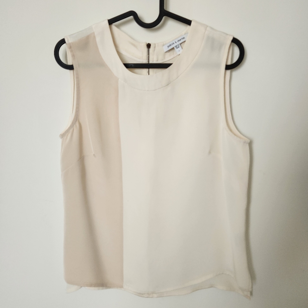 Judith And Charles Silk Tank Top Size 8